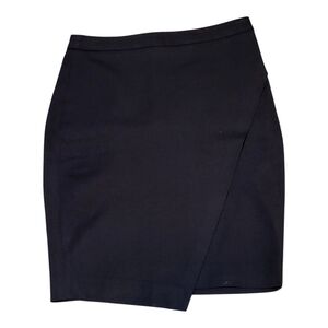 Banana Republic Women's Black Asymmetrical Skirt - Size 00P